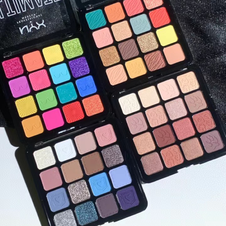 NYX16色眼影大地盘牛仔盘彩虹盘