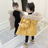 Quần legging cotton cho bé gái mùa thu đông 8 trẻ em 9 phiên bản Hàn Quốc cộng với thời trang nhung 10 bé gái lớn quần dài 12 tuổi