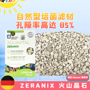 莫斯特鱼缸滤材鱼缸过滤材料硝化细菌屋火山石德国默斯特火山晶石