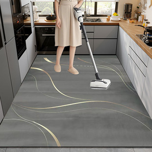 硅藻泥厨房地垫防滑防油可擦免洗吸水耐脏脚垫家用防水大面积地毯