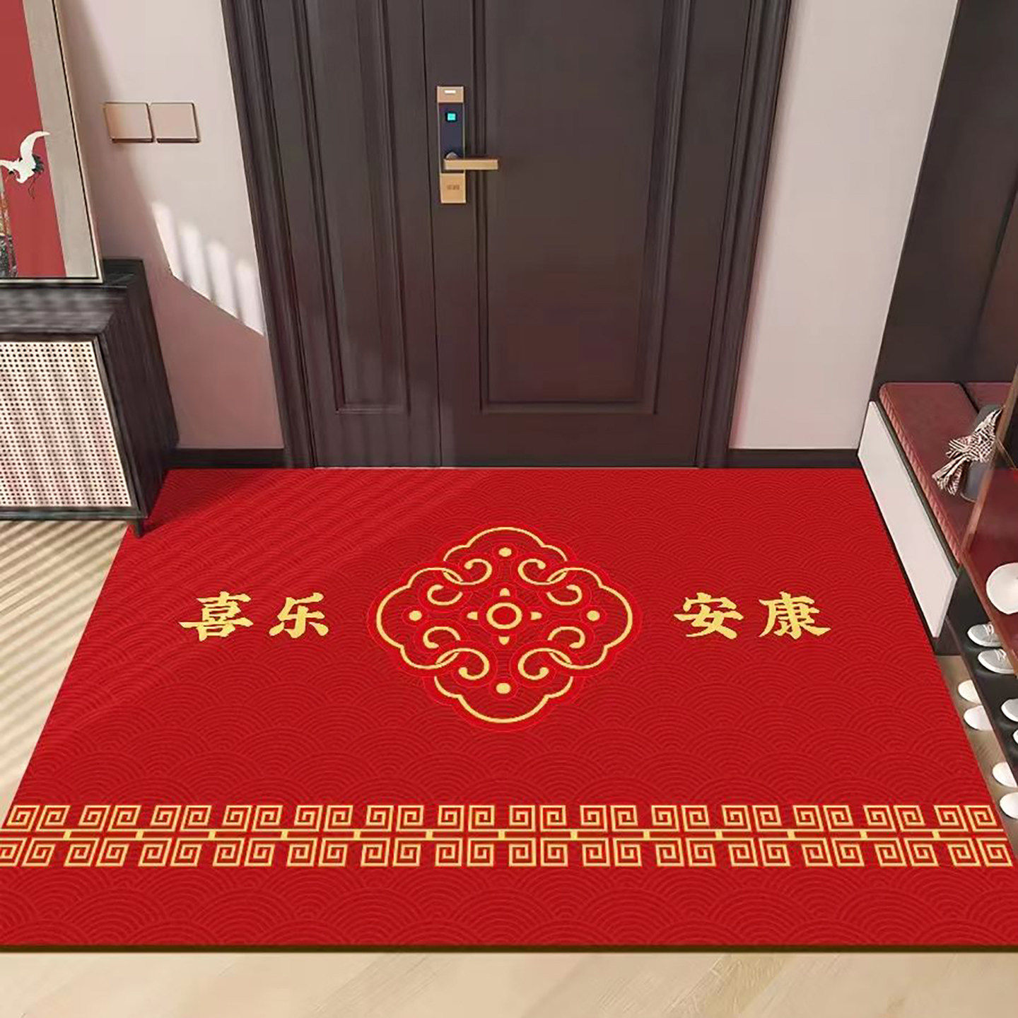pvc入户门地垫新款红色免洗门口家用脚垫地毯门垫垫子防滑可裁剪,居家布艺,家用脚垫,淘宝优惠券,粉丝福利购,淘宝优惠卷