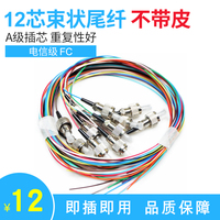 Haohanxin 12芯束状尾纤FC头单模光纤跳线电信级