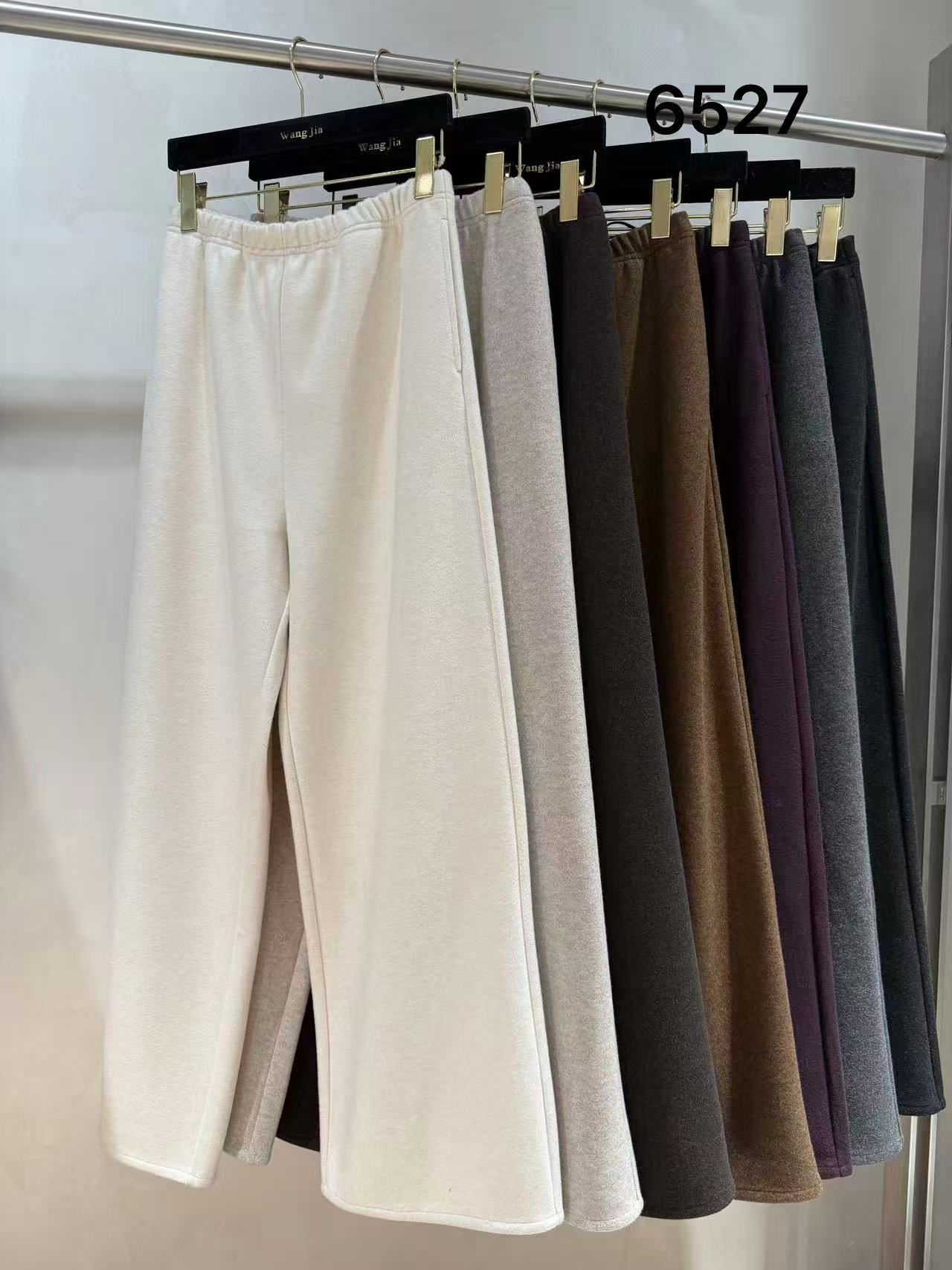 微默契正品SG松紧腰秋冬面料休闲裤直筒裤6527