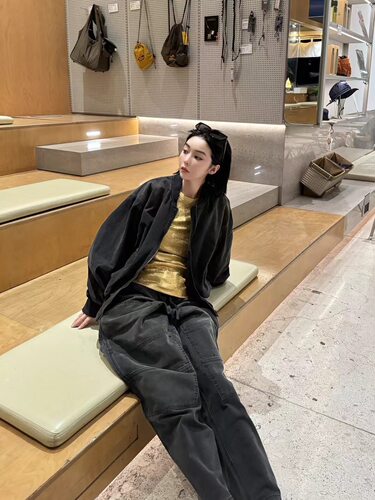 微默契正品K牌KIYUGINA飞行员夹克棒球服宽松大版型短外套27609