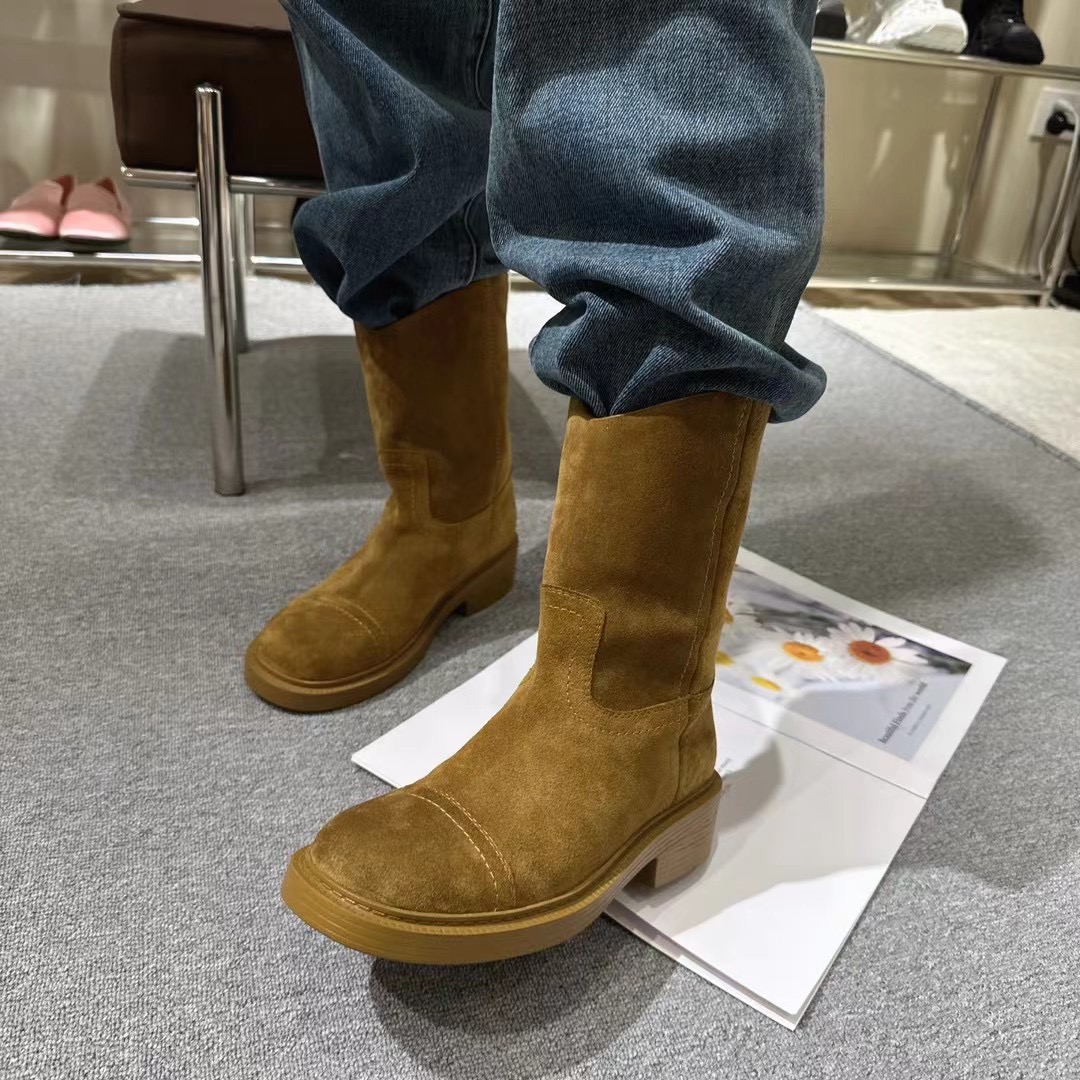 微默契正品K牌KIYUGINA低帮短靴真皮反绒皮休闲鞋2527-32