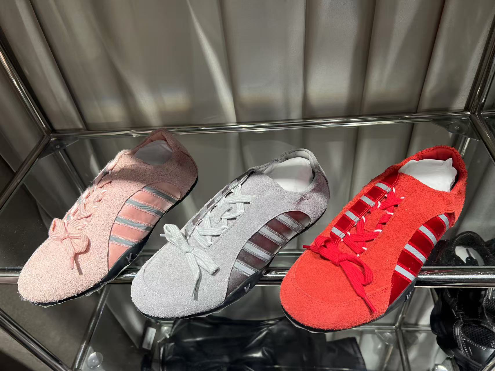 现货微默契正品K牌KIYUGINA舒适薄底百搭真皮反绒皮休闲鞋957-2