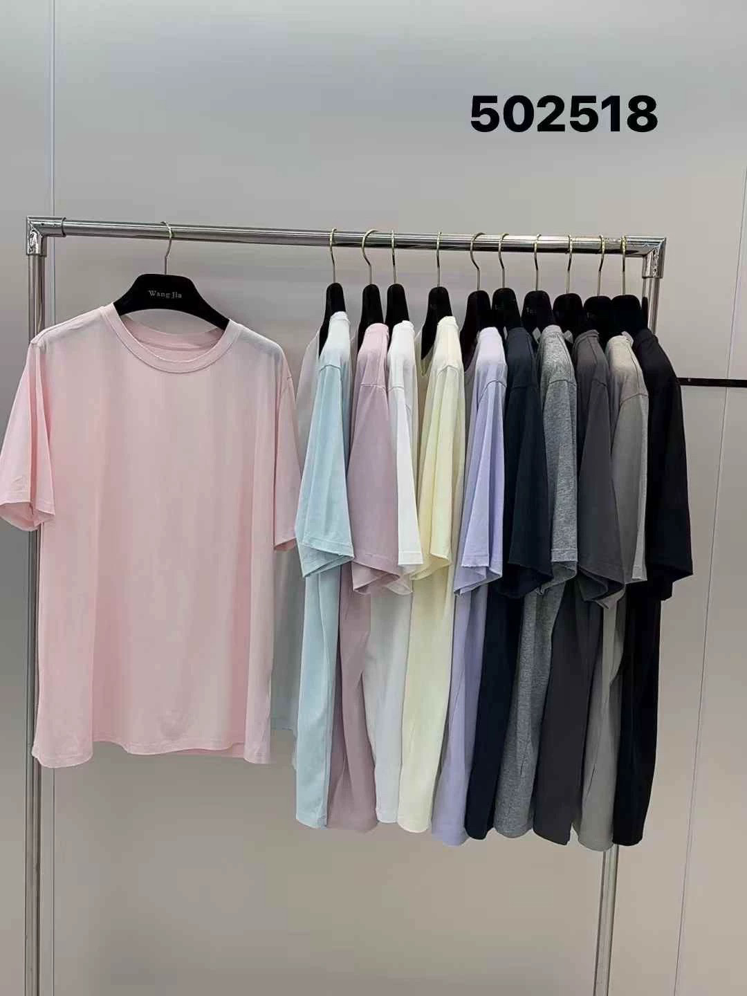 现货微默契正品JEANSWANG破洞领口宽松大版型短袖T恤502518