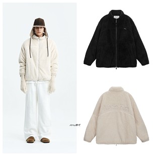 Matin 男士 Kim LOGO 背标拉链毛绒外套2色 BACK 25秋冬Amy韩国代购