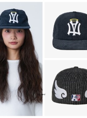 Amy韩国直邮25秋冬aeae 灯芯绒帽子 棒球帽 2色