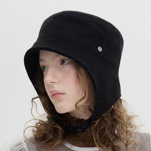 Amy韩国代购 25 Brown hat Short Brim Ear Flap Cap护耳包头帽子