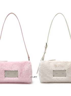 25冬Amy韩国代购MatinKim SOFT FUR MINI SHOULDER软毛迷你单肩包