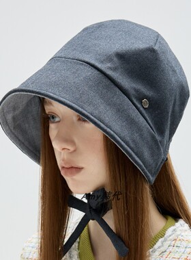 现~韩国官网代购26秋冬Brown hat 经典两面戴羊毛渔夫帽侍女帽子