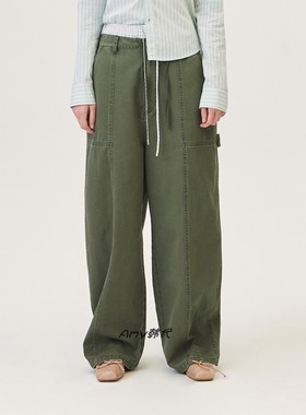 Amy韩国代购GROVE 26春款 COVA PANTS 直筒裤休闲裤2色