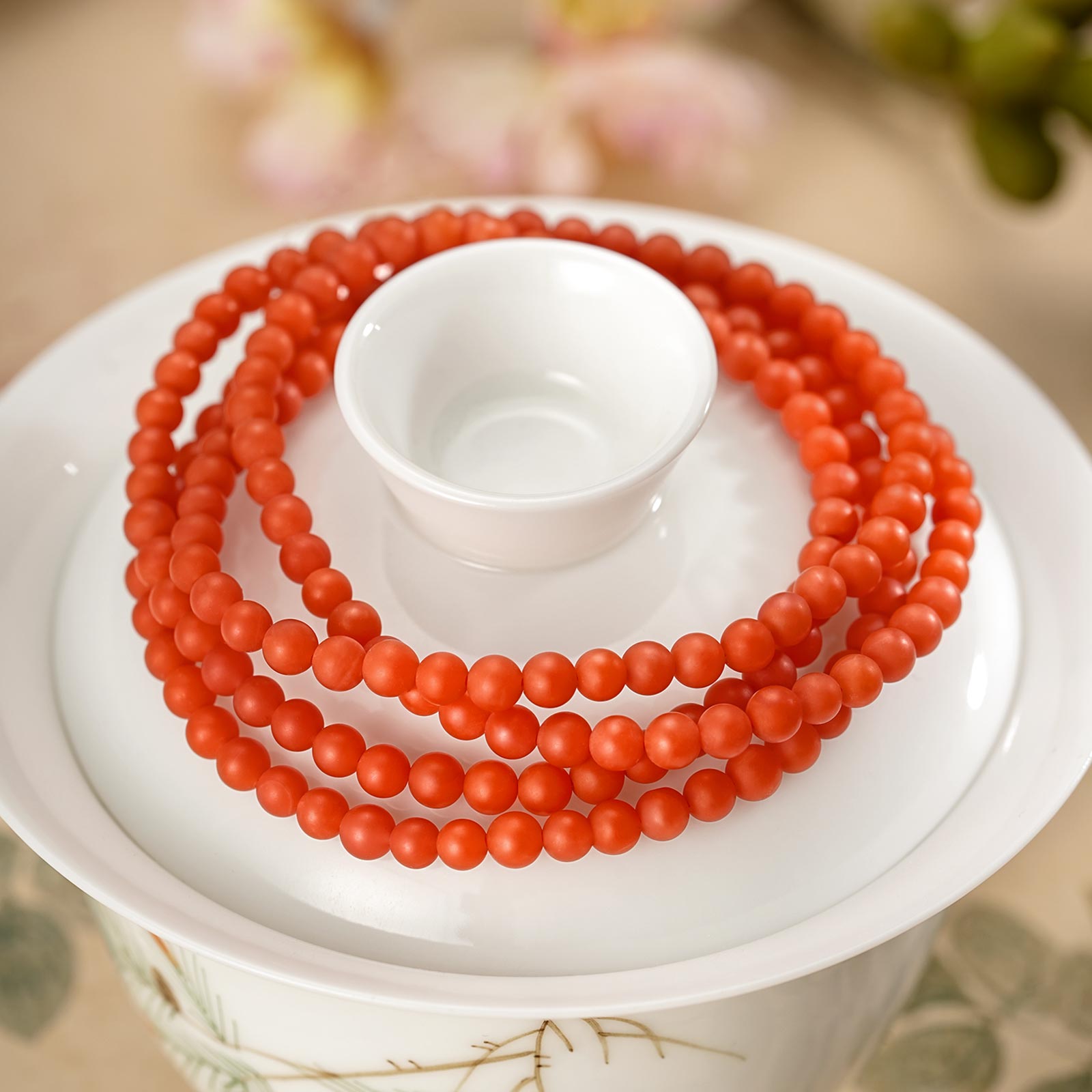 【南红上新】南红玛瑙珠链 保山料4-5mm