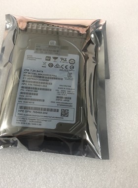 765455-B21 765869上海 2TB SATA 7.2K 2.5 Gen8 Gen9硬盘拆机盘