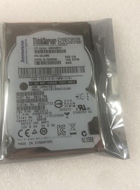 00LA880 SLA28599 600GB 10K SAS 12G原装正品质保一年成色全新