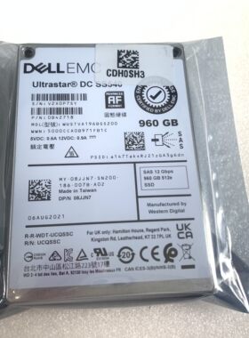 DELL 存储 SS540 960G SAS SSD 8JJN7 WUSTVA196BSS200 联保固态