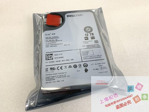 DELL T640 T430 R740 12TB SATA 服务器硬盘 V308G ST12000NM005G
