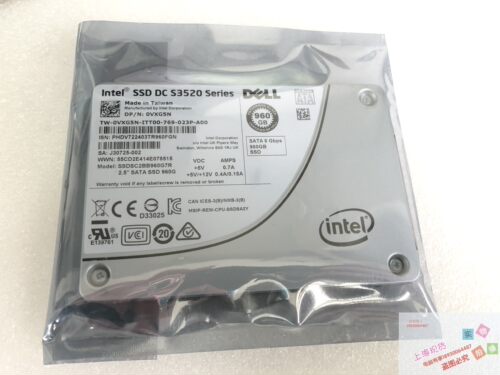 Dell/戴尔 0VXG5N S3520 960G SSD SATA 2.5寸企业级 固态