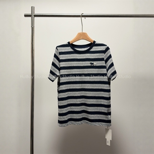T恤女春夏季 慵懒风宽松显瘦条纹短袖 显白减龄T 新 会buy实拍