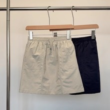 【会buy实拍】纯色工装半身裙女高腰显瘦运动风包臀A字短裙夏季