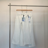 天丝莱卡四面弹微喇牛仔裤 双版 白牛超模裤 2026春 会buy实拍