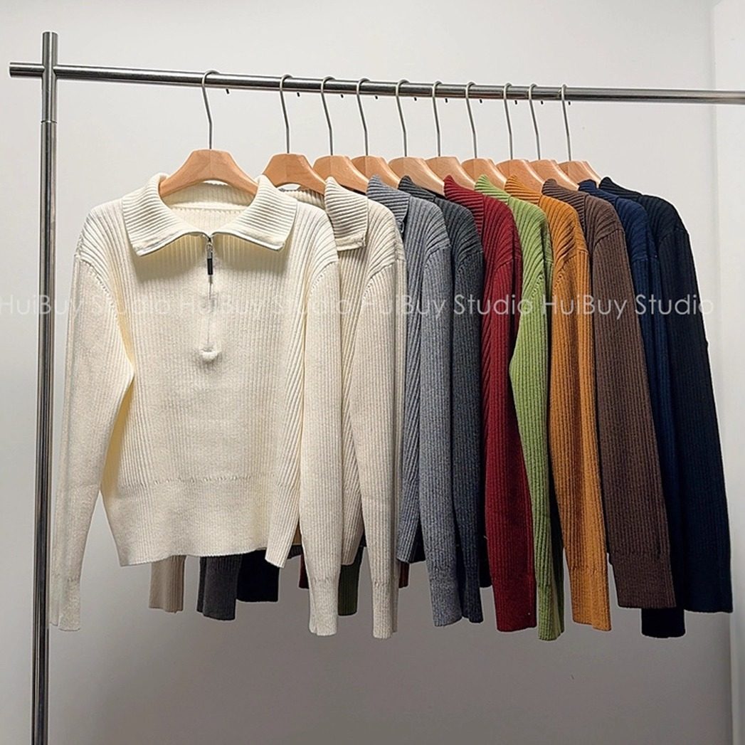 【会buy实拍】力荐！篙克重安迪绒/竖纹肌理/厚实 半拉链高领毛衣,女装/女士精品,毛针织衫,淘宝优惠券,粉丝福利购,淘宝优惠卷