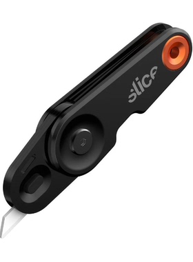 美国西来事SLICE金属外壳安全陶瓷刀片10495可伸缩滑动开合开箱刀