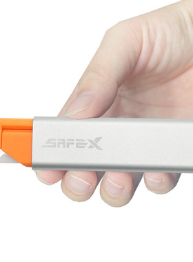 美国safeX安全陶瓷刀安全刀开快递神器铝合金陶瓷刀H哥的开箱刀