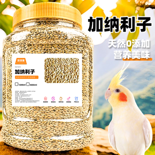 鹦鹉鸟粮饲料加纳利子白尖粟玄凤虎皮牡丹小太阳高蛋白零食鸟食物