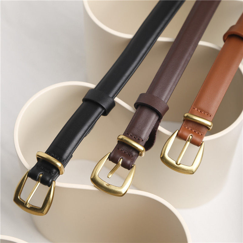 女士真皮皮带时尚复古裤带2.5宽软皮牛仔裤腰带简约百搭细ins潮,服饰配件/皮带/帽子/围巾,腰带/皮带/腰链,淘宝优惠券,粉丝福利购,淘宝优惠卷