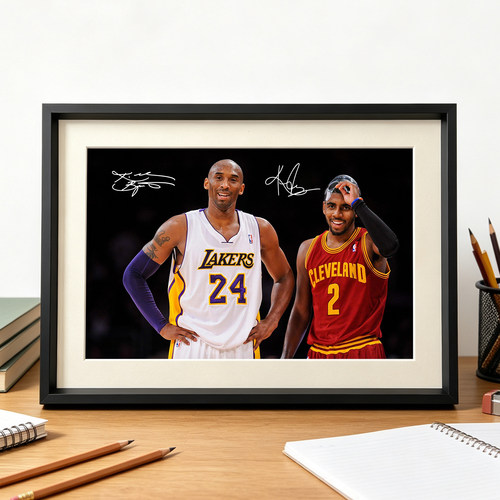 科比欧文相框挂画摆台NBA篮球周边海报照片墙装饰画球迷纪念收藏