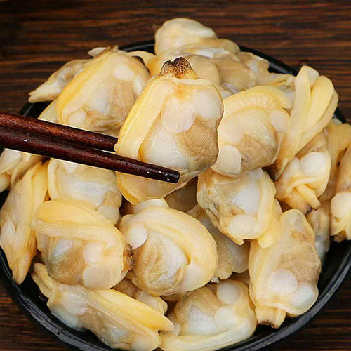 冻煮花蛤肉速冻袋装无沙蛤蜊花甲肉冷冻海鲜水产酒店食材饭店商用