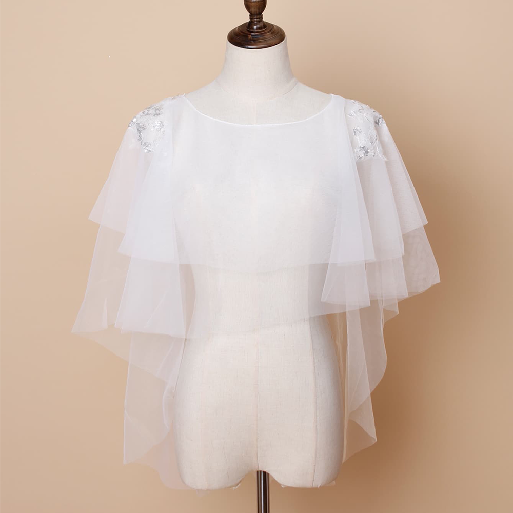 新娘蕾丝花朵百搭显瘦夏季披肩