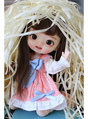 【STODOLL|开心松鼠】白肌原创bjd6分娃头娃娃玩偶潮玩手办