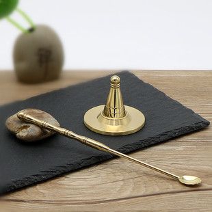 纯铜塔模套装塔香香粉模具塔香炉香铲香勺锥香模香道用品制作工具