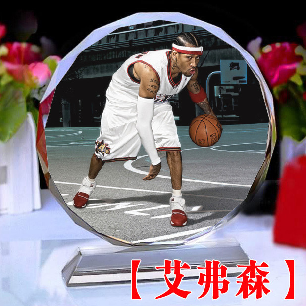 nba艾弗森周边人偶公仔海报纪念品 送男生朋友同学篮球迷生日礼物