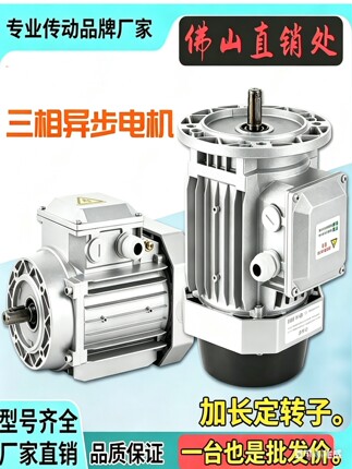 220V380V佛山大功率三相异步全铜铝壳静音国标电机卧式立式B5B14
