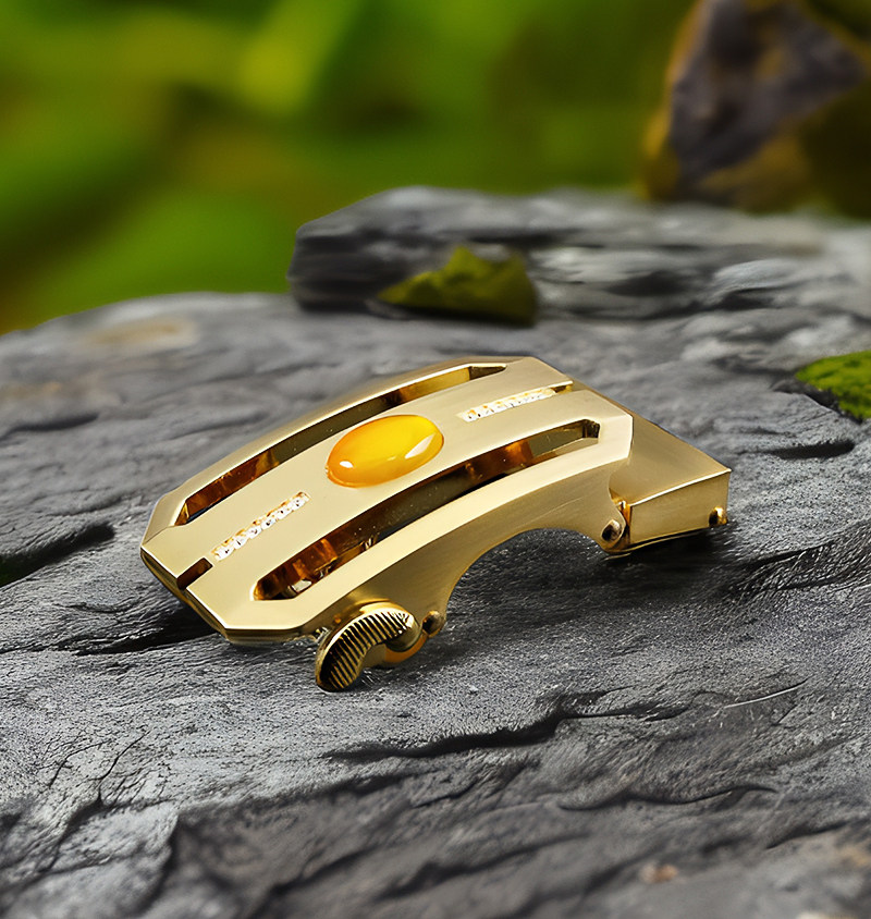 正品男款自动扣皮带头送礼佳品玉石商务正装配饰西裤皮带配件