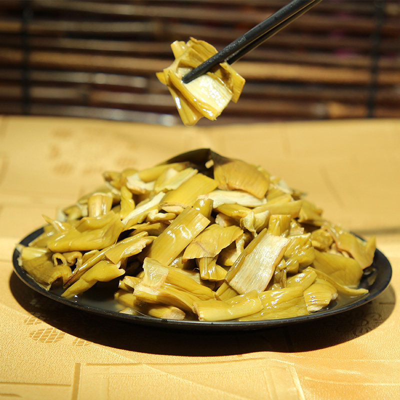 云上茉莉酸芋苗500g广西特产即食新鲜腌制蔬菜袋装原味芋苗酸酱菜