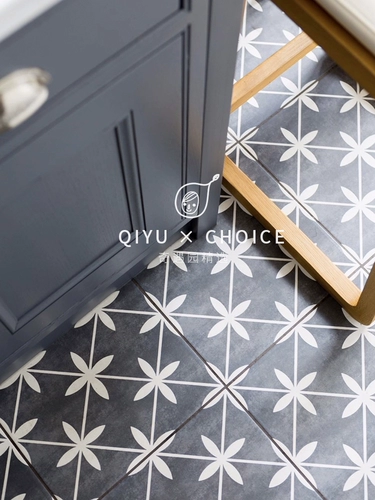 Серый сад серый тибетский напольная плитка кухонная плитка анти -скольжение кирпич ретро -устойчивость