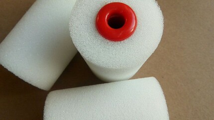 2寸4寸水性聚醚海绵头迷你绘画海绵油漆乳胶漆刷墙高密度海绵刷头