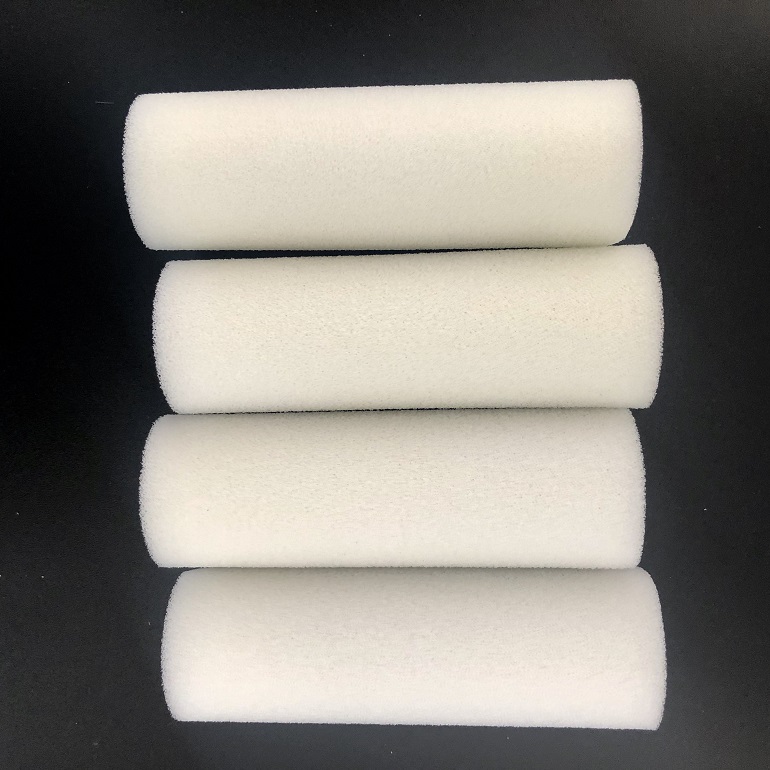 2寸4寸海绵滚筒刷水性高密度聚酯耐溶剂涂刷乳胶漆刷油漆滚芯工具