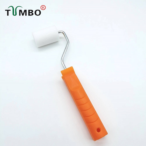 工厂直销高密度2寸水性海绵滚刷乳胶漆艺术漆绘画刷墙补漆无刷痕