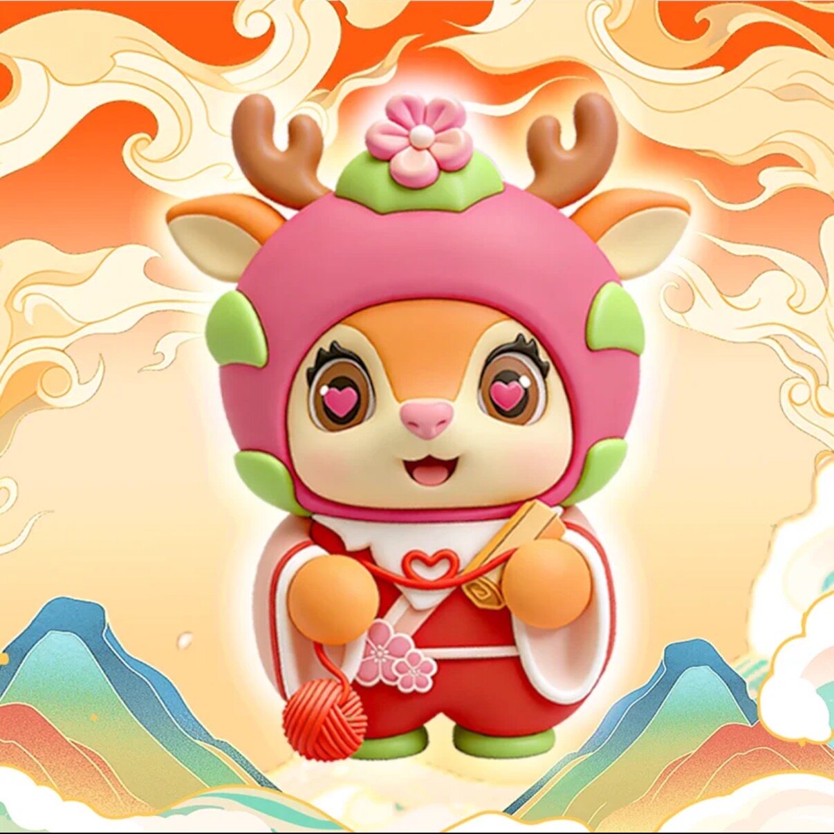 三亚亚沙会纪念品福鹿人生盲盒纪念品 - 实物图