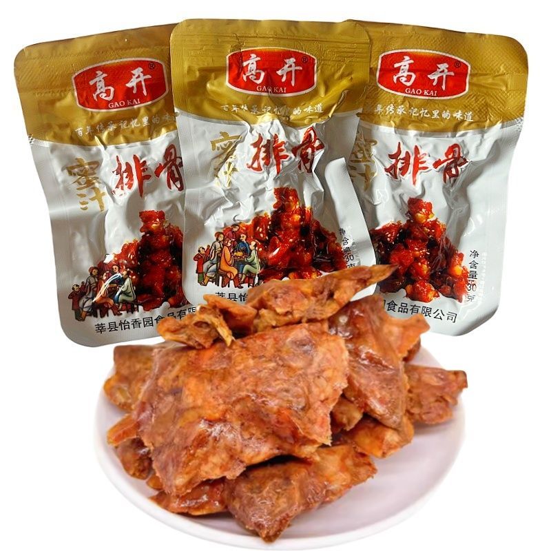 高开蜜汁鸡排卤味即食蜜汁糖醋鸡排骨鸡肉零食宿舍解馋休闲小零食