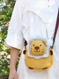 Ремешок для сумки, мультяшная милая небольшая сумка, сумка на одно плечо, ткань, три цвета, в корейском стиле