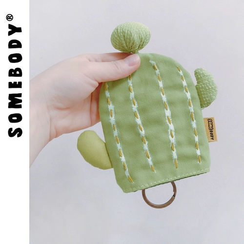 Кошелек, сумка через плечо, маленький бумажник, свежие ключи от машины, ключница, три цвета, кактус, коллекция 2023