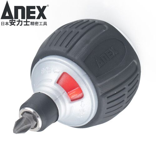 安力士牌(ANEX) 棘轮螺丝刀No.307-D~397球形棘爪螺丝刀 一字起子