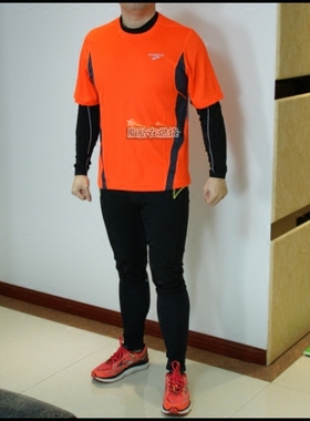 Brooks/布鲁克斯 Versatile SS 夜光运动短袖圆领T恤